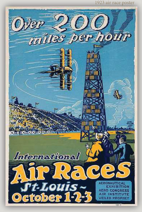 1923 Air Race Poster