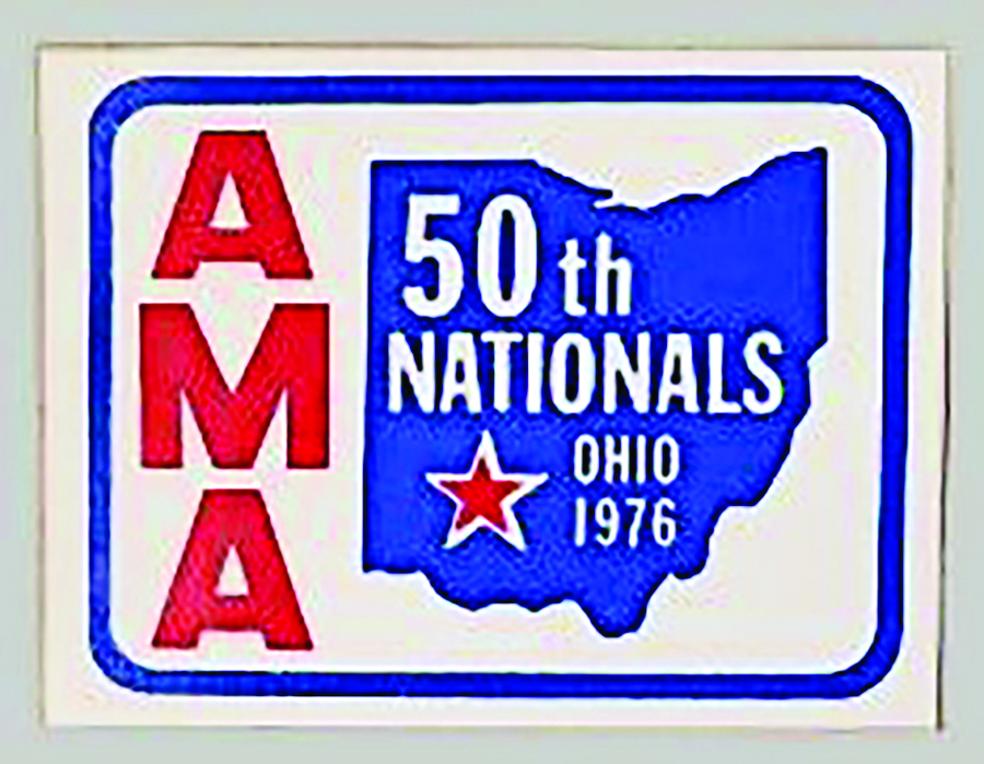 The logo for the 50th Nats, held at various locations around central Ohio, featured the state of Ohio and a simple, patriotic color scheme.