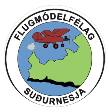 The logo for Sudurnes RC Club featuring the club&rsquo;s name in its native Icelandic language.