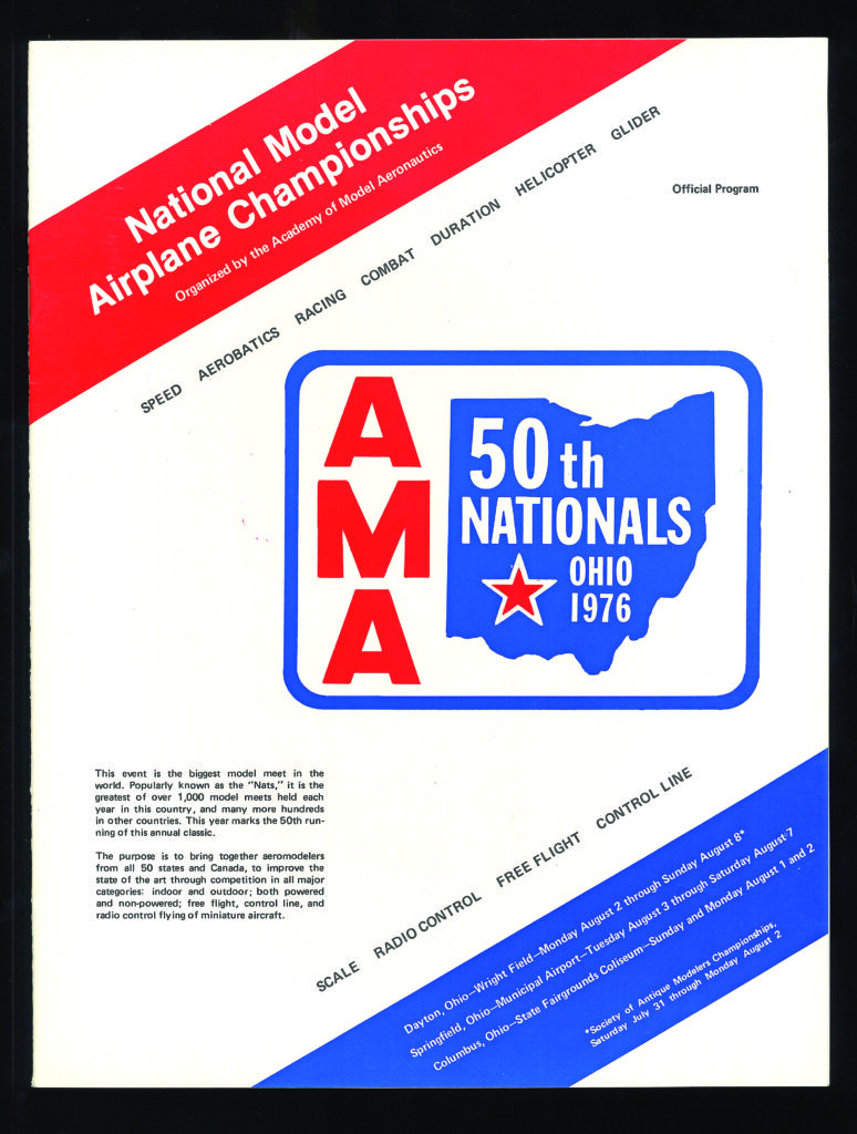 The front cover of the program for the 50th Nats.