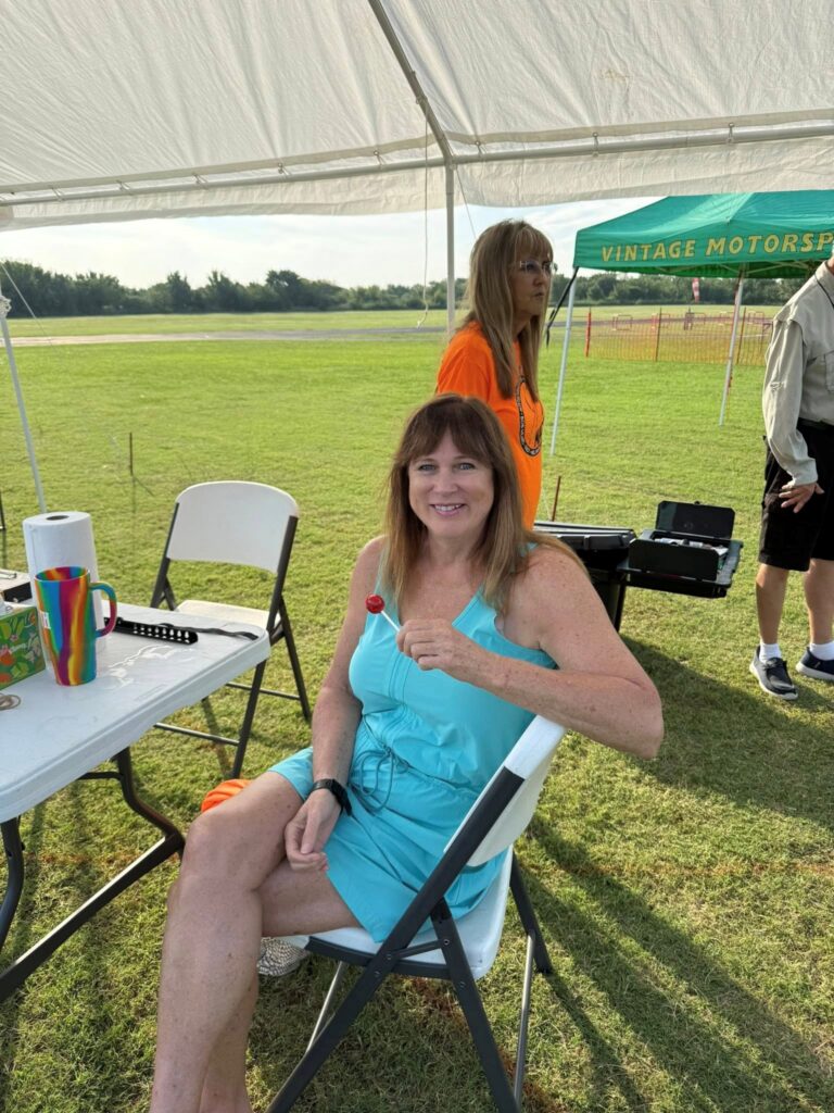 In this photo is Janet Eschman, and Arlene Mears. These
ladies organize and run the contest and do a superb job.
