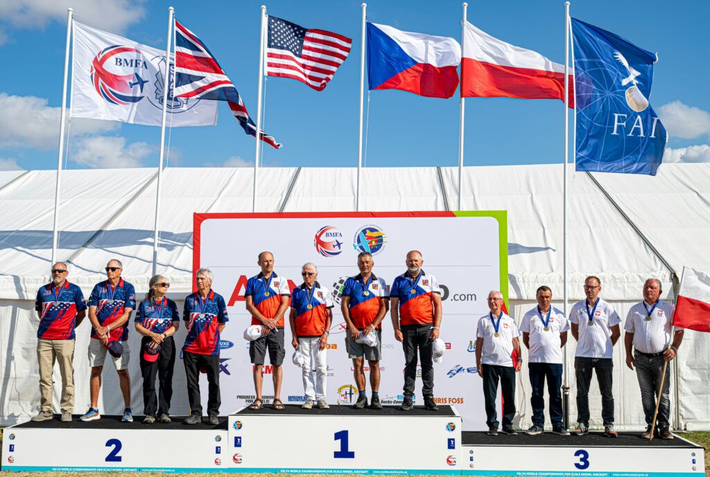 Team USA 2nd place - Jeremy Arvin (team manager), Mike, Kathy, and Pete