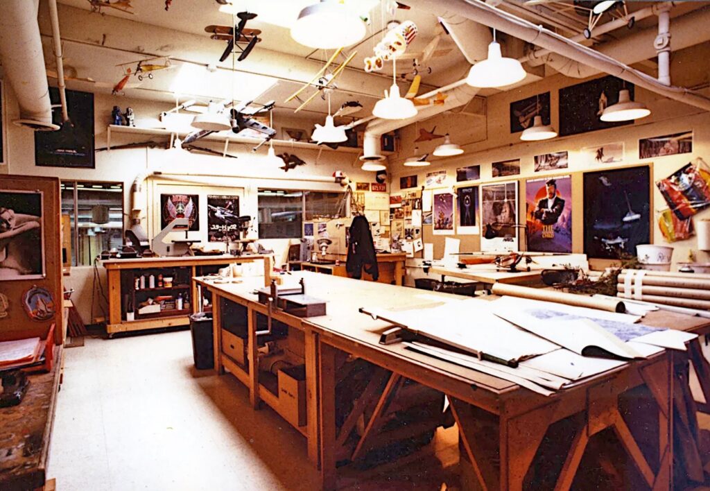 ILM&rsquo;s model shop when Mike Fulmer worked for the company. Does it look anything like your workshop? Photo credit: mikefulmer.com. 