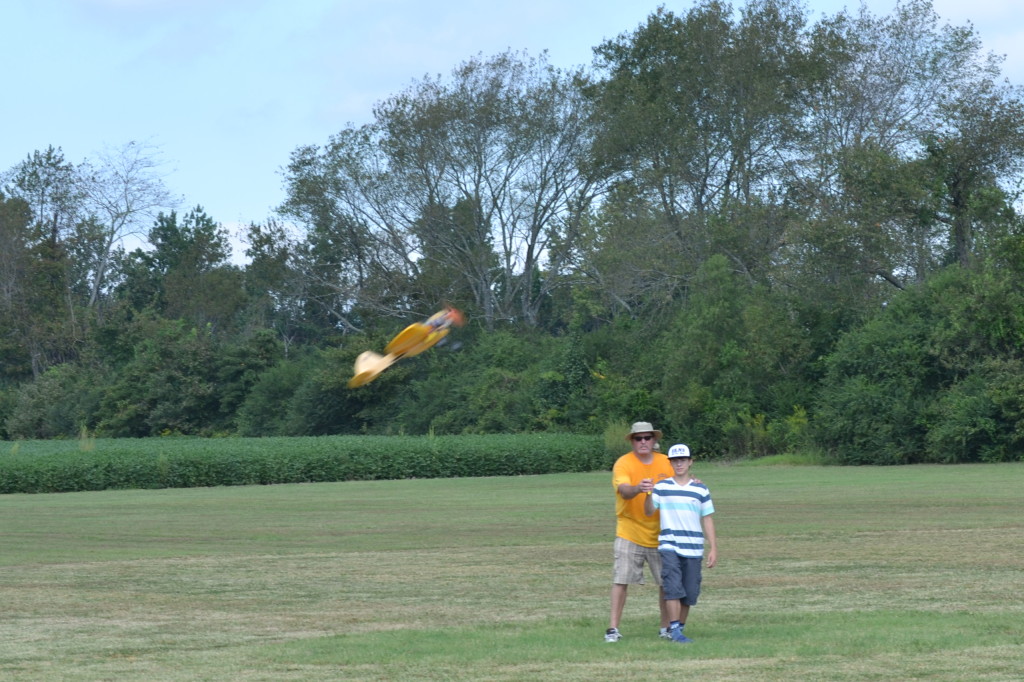 The Millington Barnstormers provided a first flight experience for kids