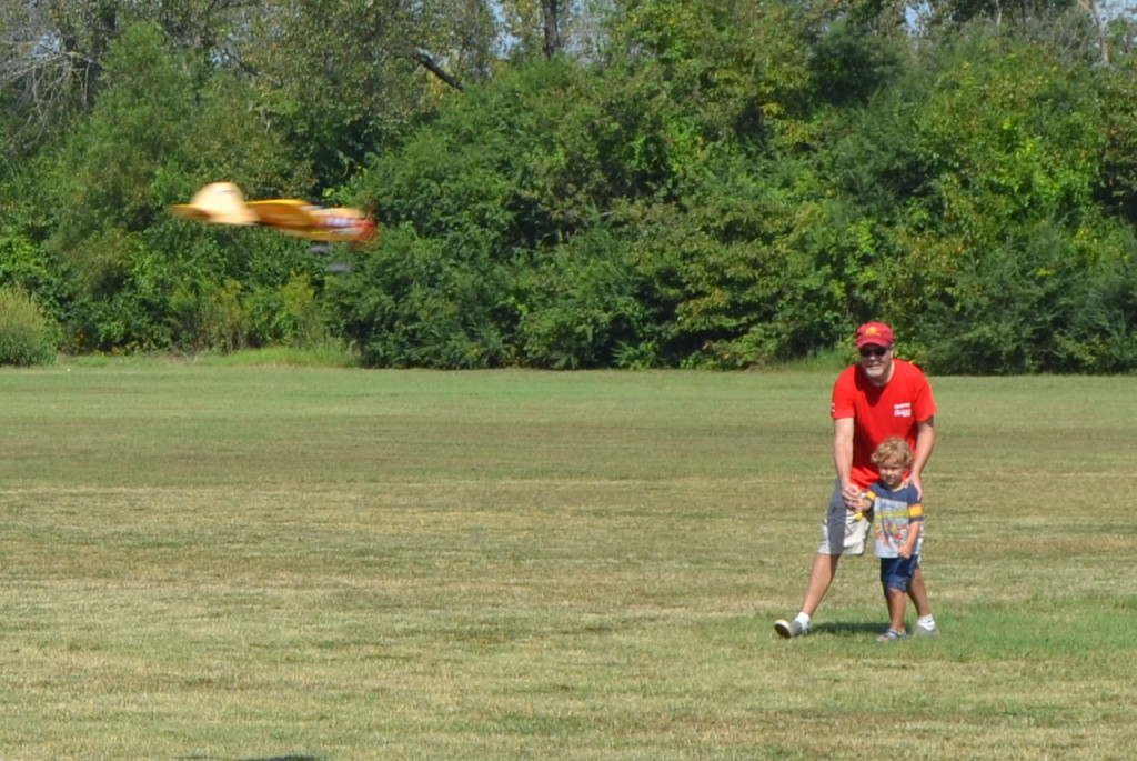The Millington Barnstormers provided a first flight experience for kids